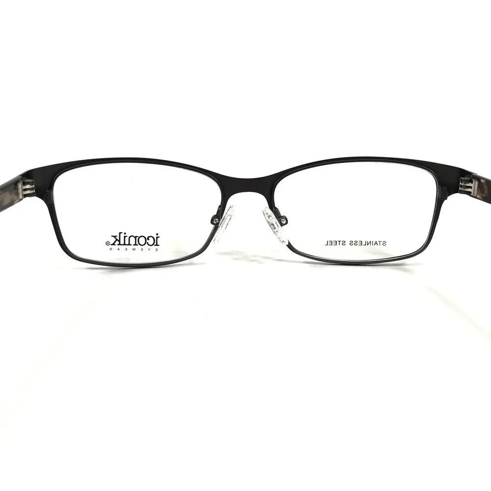 Iconik Eyeglasses Frames Suzy C01 Green Tortoise Rectangular Full Rim 53-16-135